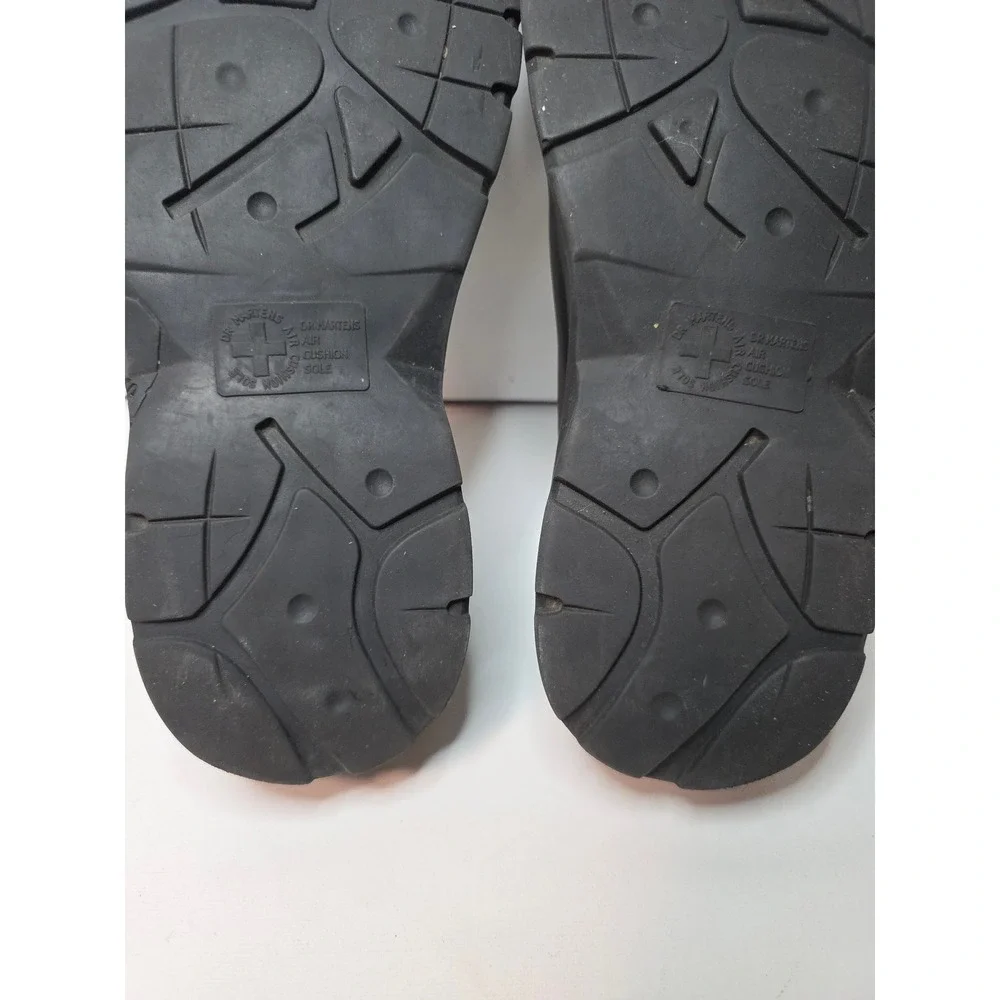 Dr. Martens‎ Vintage Black LeatherCenterSeam SlipOn MulesClogs AirWair Ms 7 Ws 8